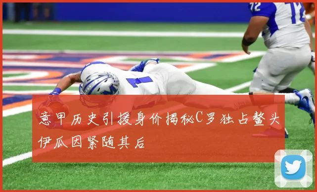 意甲历史引援身价揭秘C罗独占鳌头伊瓜因紧随其后